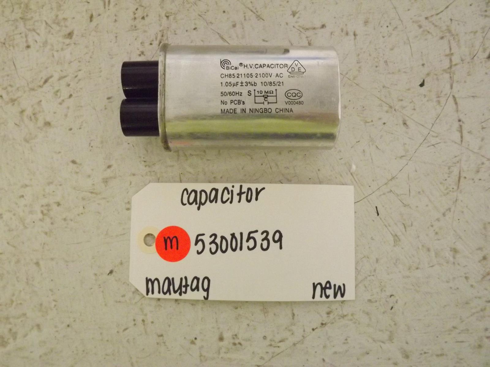 Maytag Microwave 53001539 Capacitor New Maytag Microwave 53001539 Capacitor New